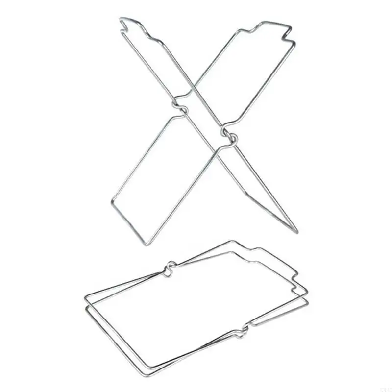 Stainless Steel Garbage Bag Shelf Home Kitchen Countertop Folding Trash Bag Holder Dishcloth Towel Rack Support X3UC