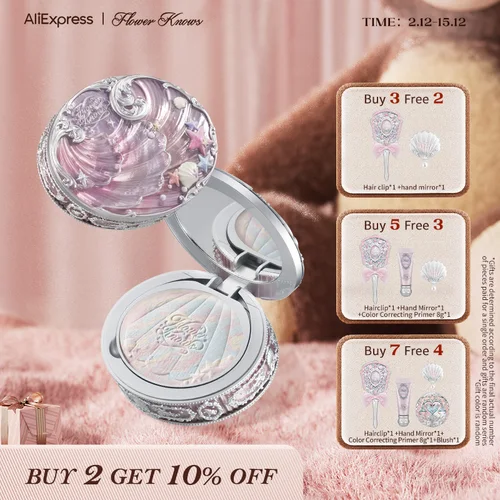 Flower Knows Shell's Jewel Collection Polvo fijador al horno
