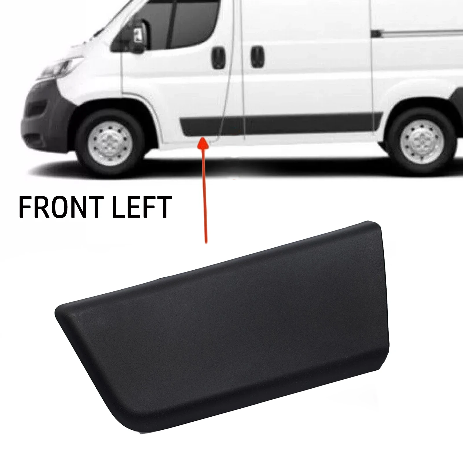 

1x Car Front Left Door Moulding Strip 735422817 8545.FE,8545FE,0735422817 For Boxer For Relay For FIAT For DUCATO