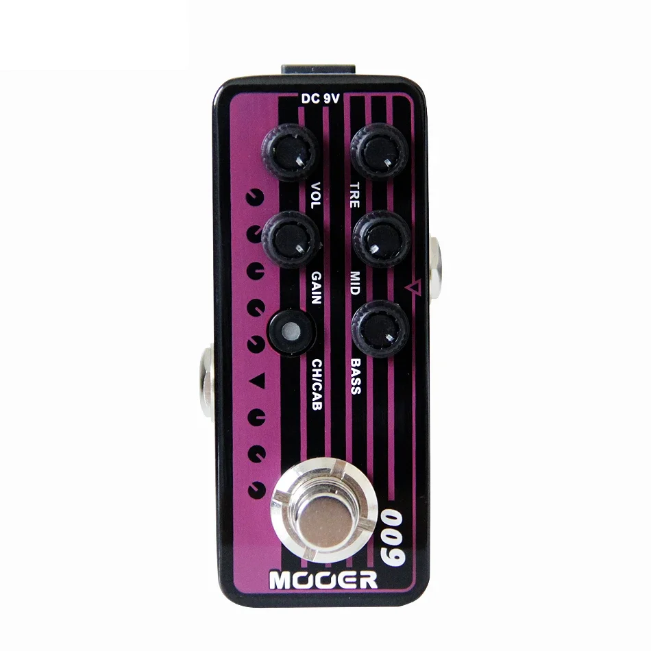 

Mooer 009 Blacknight Digital Preamp Preamplifier 3 Band EQ Effect Pedal Knobs Digital Delay Pedal