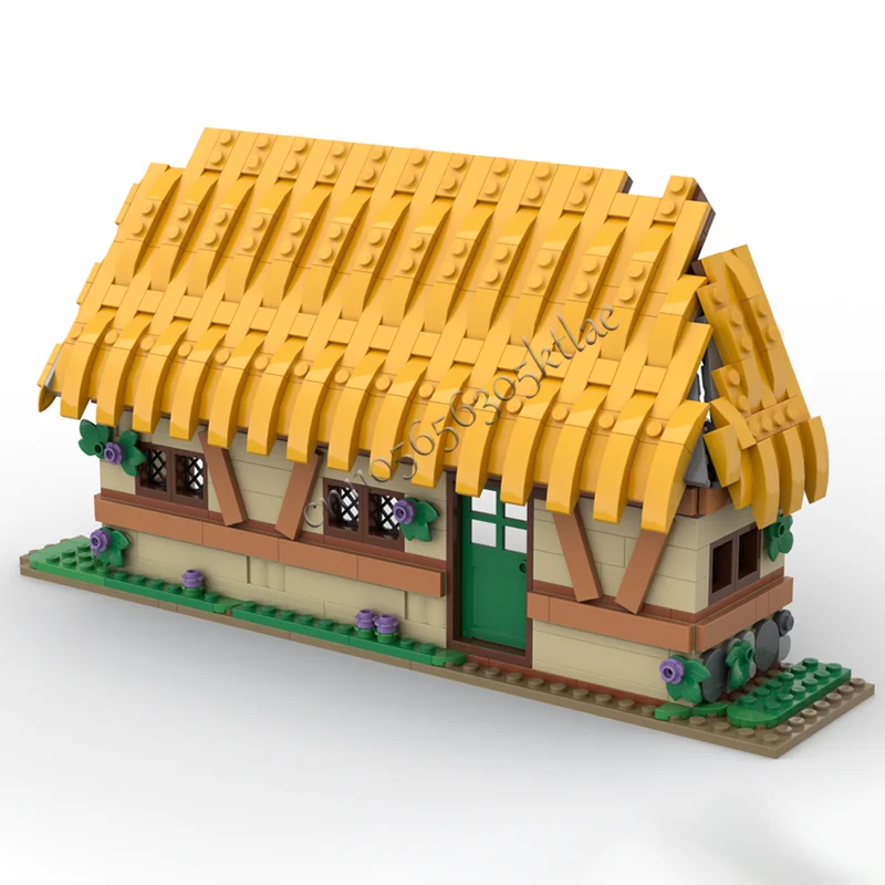 جديد 495 قطعة منزل قبلي MOC بنة نموذج مجموعة العمارة التاريخية الإبداعية التعليمية ألعاب أطفال هدايا عيد الميلاد
