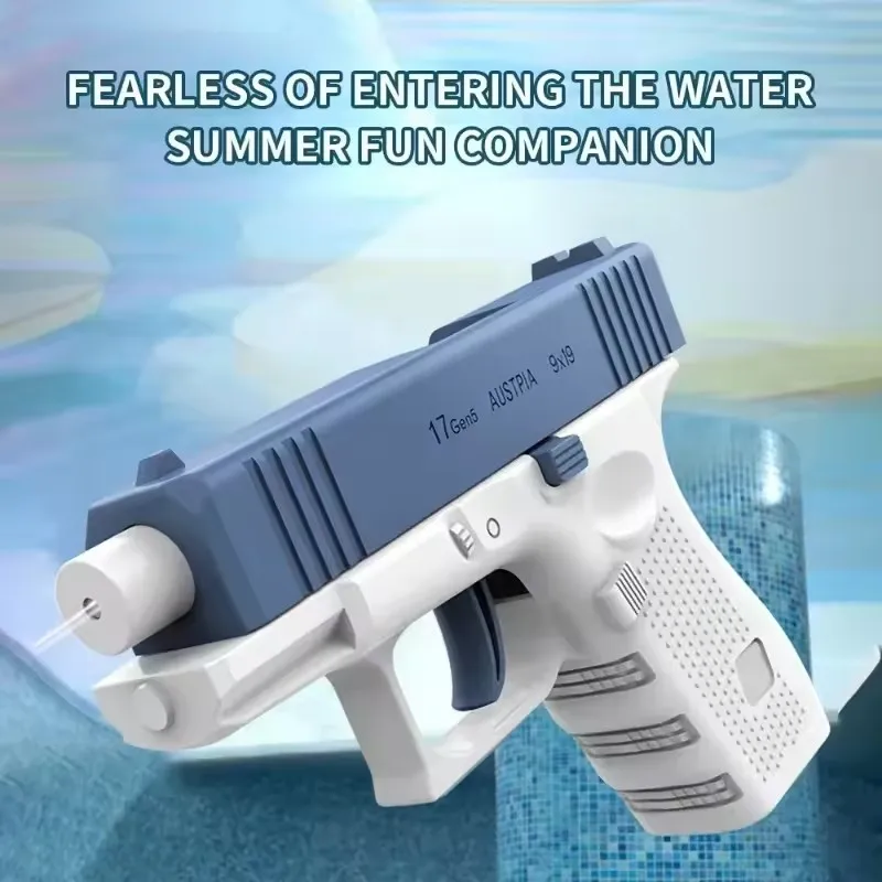 Pistola de água de verão, não elétrica, alta pressão, tiro automático, brinquedo de praia para crianças, meninos, meninas e adultos