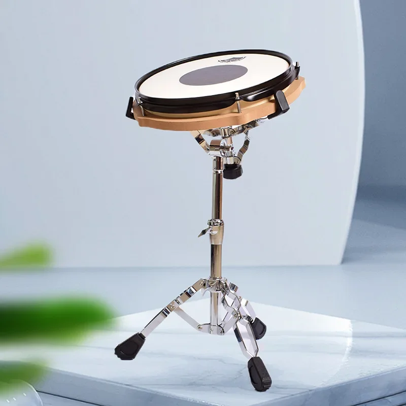 12Inch Realistic Drum Set Pad Practice Improve Drum Kit For Beginners Sandblasted Mute Skin Sturdy Stand For Percussion Training