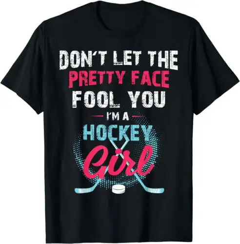 

Funny Girl Ice Hockey Shirt, I'm A Hockey Girl T-Shirt