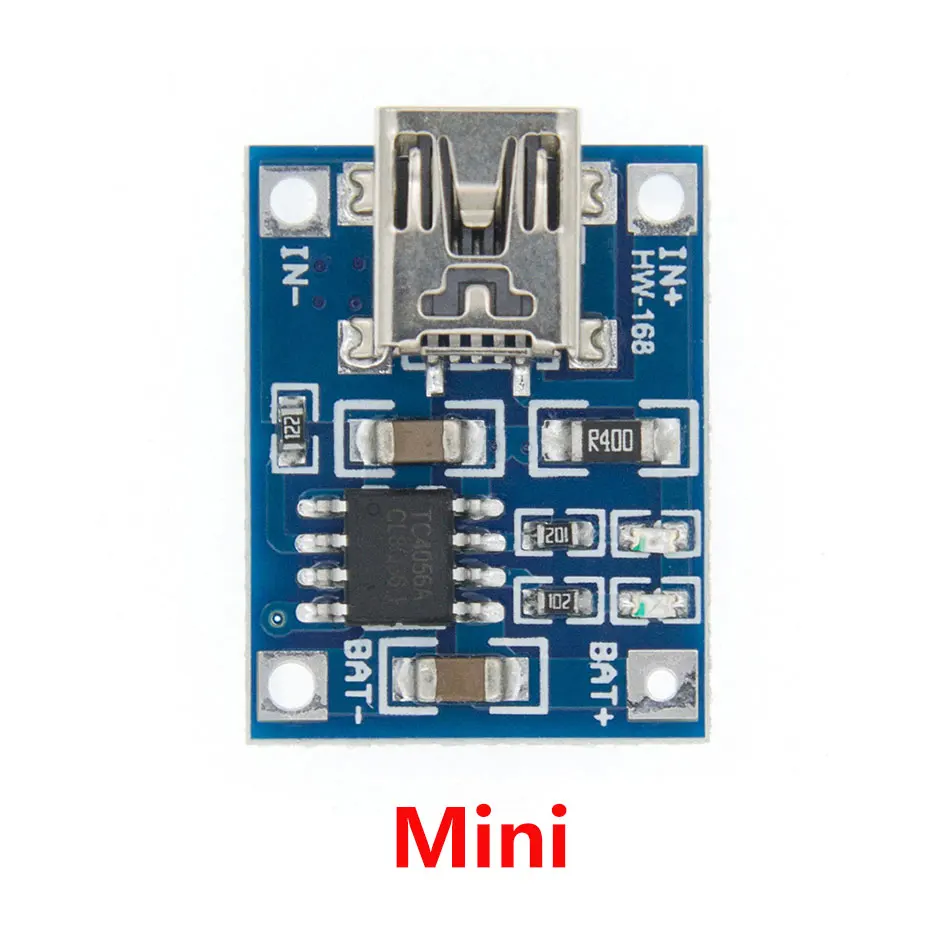 1 Buah Micro Type C USB 5V 1A 18650 TP4056 Modul Charger Baterai Lithium Papan Pengisi Daya dengan Perlindungan Fungsi Ganda 1A Lithium