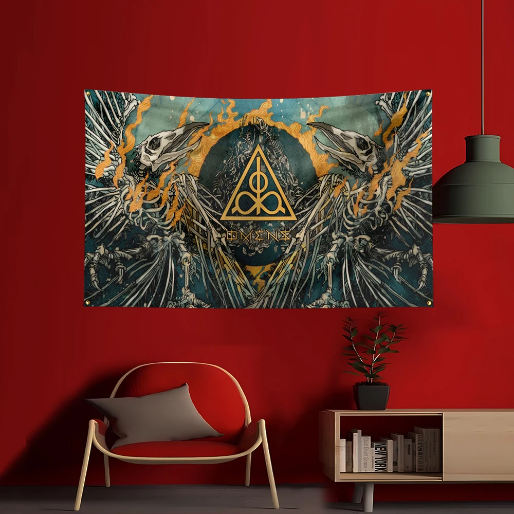 90X150CM L-Lamb Of Gods Heavy Rock Band Flag Polyester Digital Printing Banner for Bedroom Wall Art Out Door Tapestry Decoration - Image 2