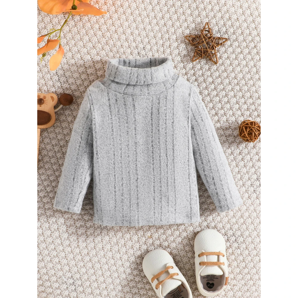 3PCS Set Ootd Terno for Newborn Baby Unisex Boy Girls Top 3-24 Months Fashion Long Sleeve Warm Sweater Winter