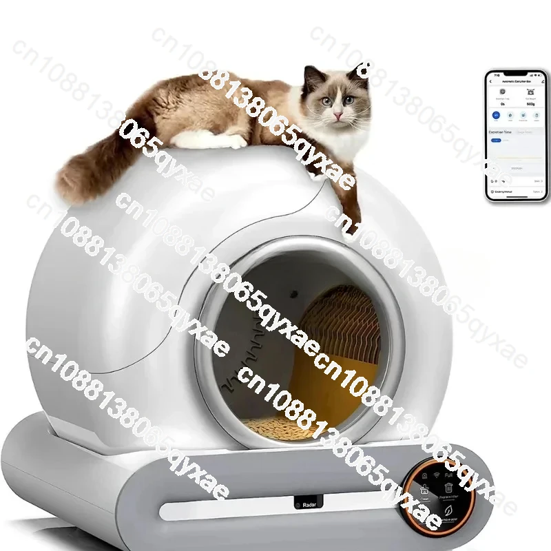 Automatic Cat Litter Box Intelligent App Control Self-Cleaning Cat Litter Box Cat Litter Box Electronic Pet Toilet Cat-Related