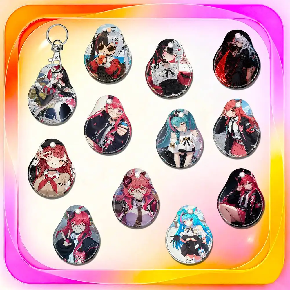 For Neverness To Everness NTE Nanally Mint For AirTag Case Card Holder Keychain ID Credit Bank Access Badge For Air Tag Case