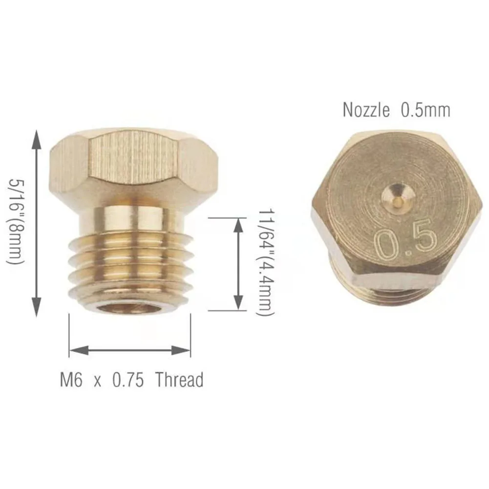 20 sztuk mosiężna dysza strumieniowa palnik propanowy zestaw otworów części zamienne do grilla dysza palnika gazowego LP kuchenka gazowa-akcesoria