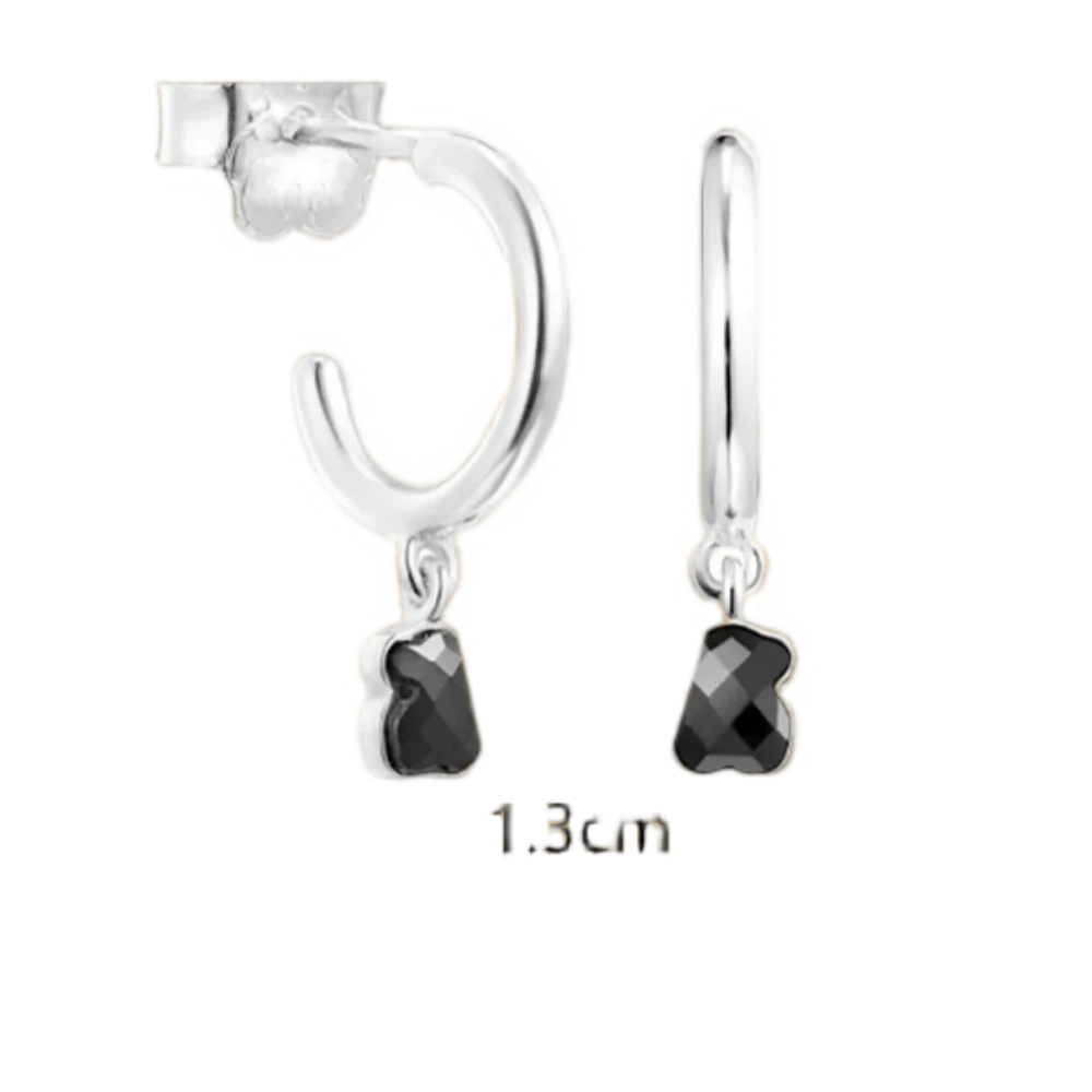 

Серебряные серьги S925 с мотивом в стиле бархата и фламенко