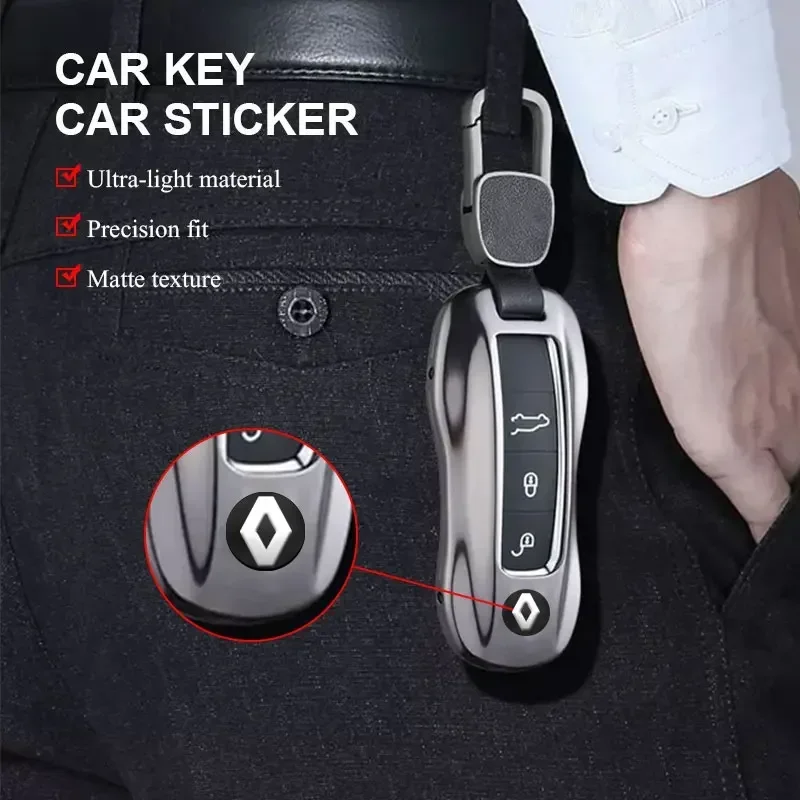 لرينو ميجان 2 3 4 توينجو كليو تاليسمان كابتور ترافيك كويد ذات المناظر الطبيعية الخلابة جديد 14 مللي متر فوب شعار السيارة ملصق لمفتاح التحكم عن بعد للسيارة