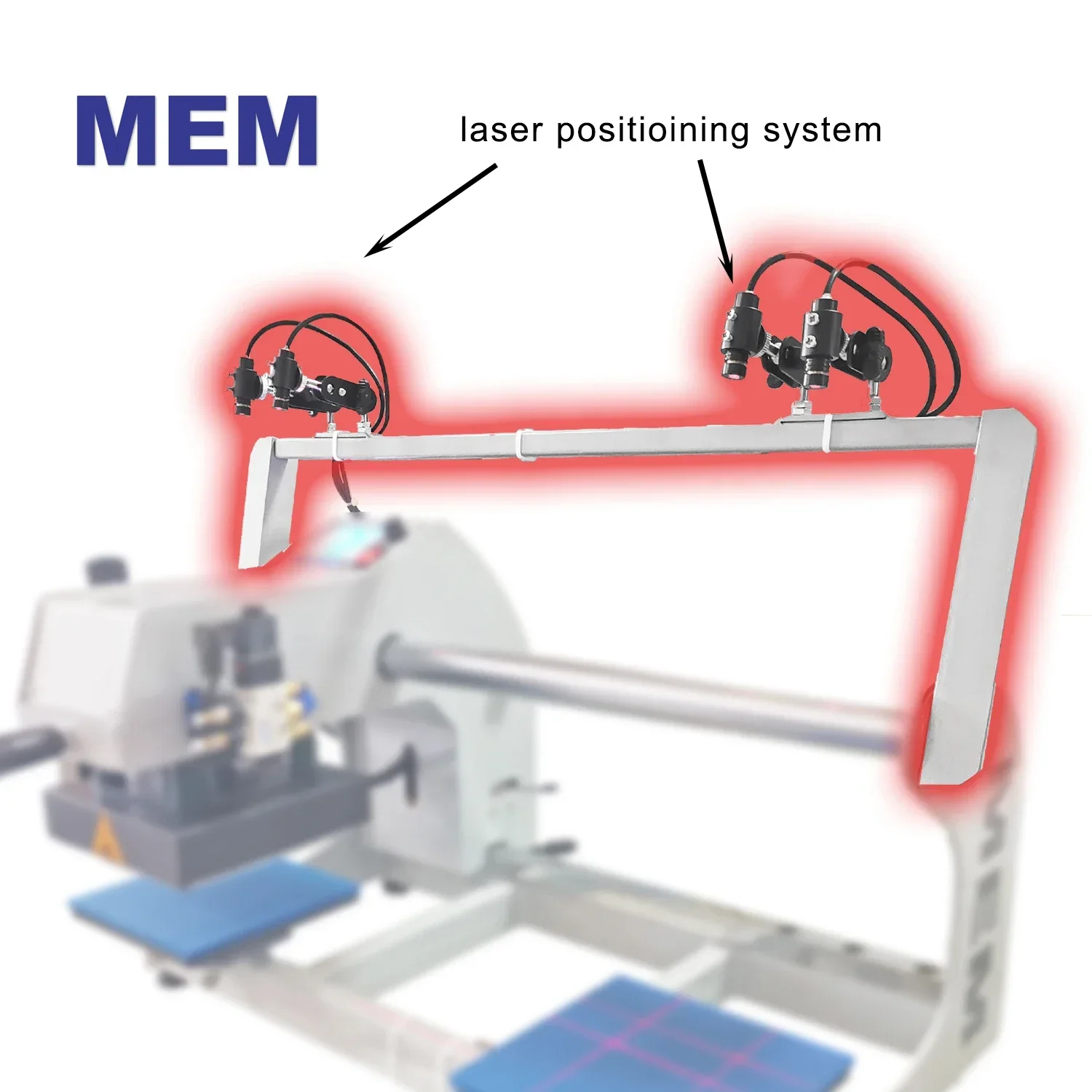 TQ 1515 MEM Manual Double Heat Press Machine 15*15 cm Pneumatic Easy to Operate Flatbed Printer for Home Use