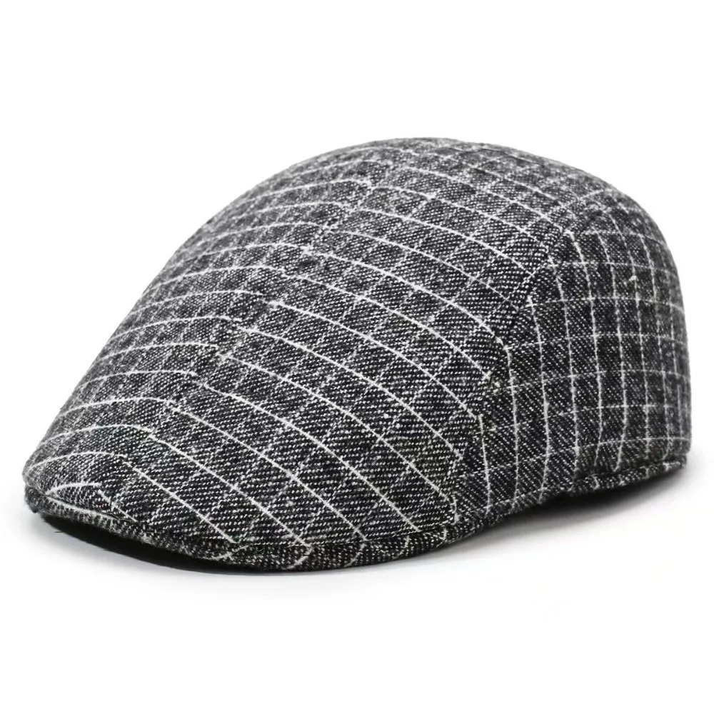 New Soft Men Berets Casual Anti-UV Newspaper Hat Forward Hat Gift