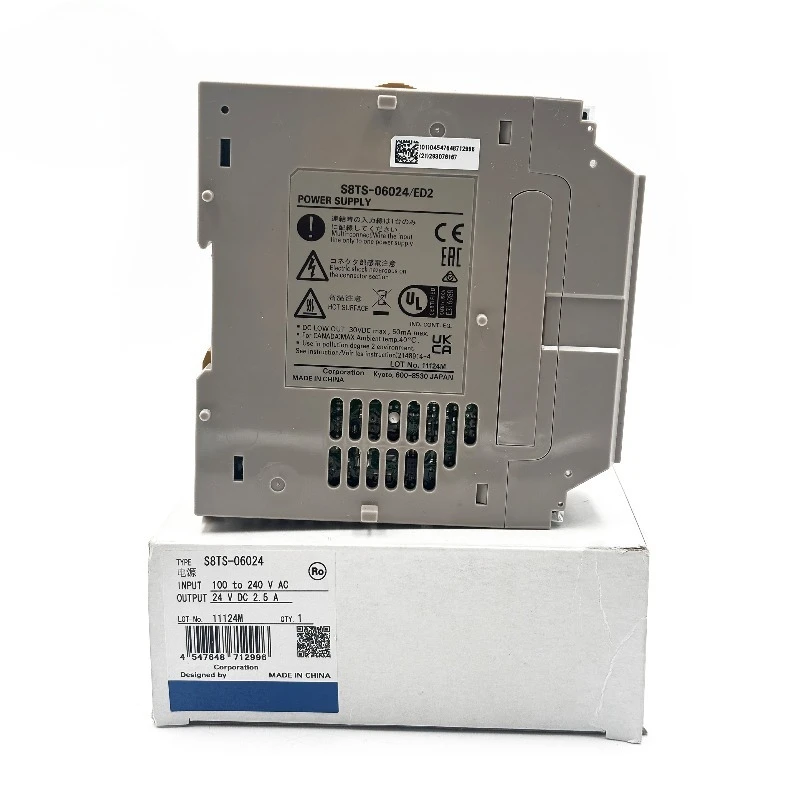 

Новый оригинальный модуль ПЛК S8TS-06024 в наличии на складе