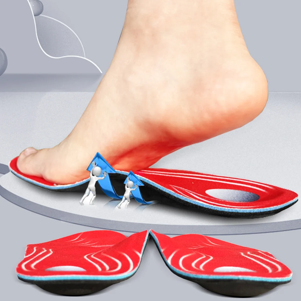 X O Leg Correction Orthopedic Insoles Arch Support Flat Foot Sport Shoes Unisex for Daily Use and Athletic Activities