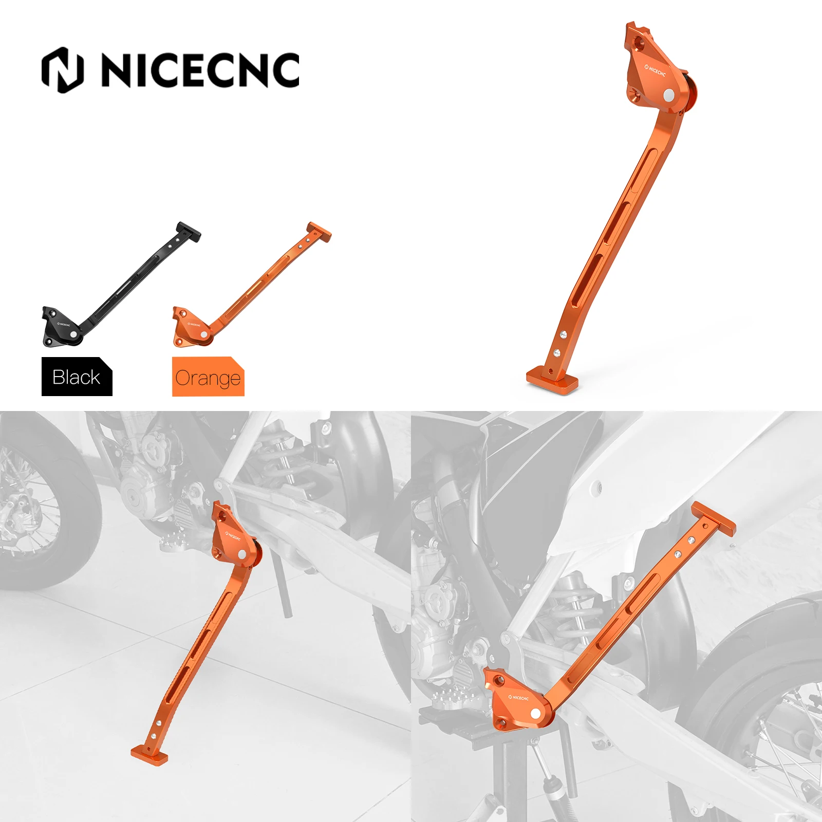 

NICECNC For 2025 KTM SX 125 250 SX-F 450 350 250 2017-2025 450 SX-F Factory Editiom Motorcycle Kickstand Side Stand Adjustable