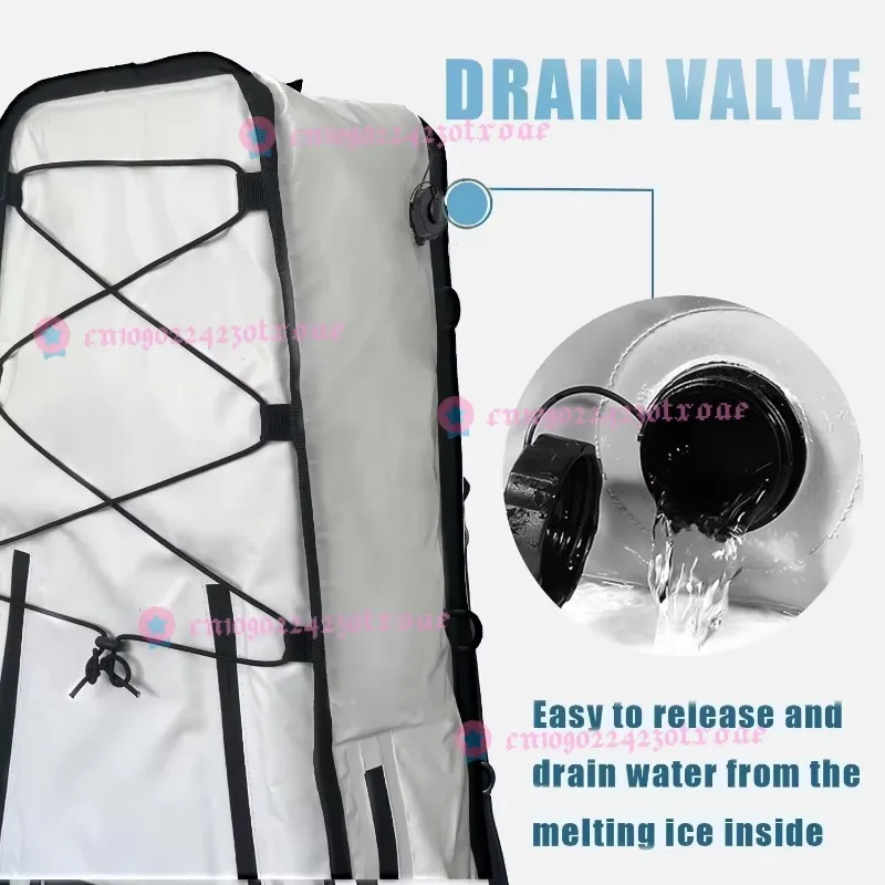 Waterproof Fishing Cooler Bag Portable Insulated Ice Box for Kayak Rock Fishing Fresh Keeping