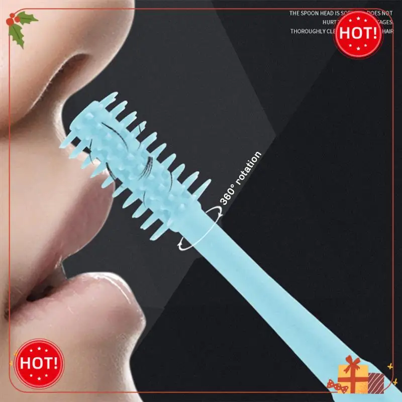 ABLE-2-в-1 машинка для стрижки волос на носу, двухсторонний нож для волос в носу, портативное руководство 360° °   Вращающийся триммер для волос в носу