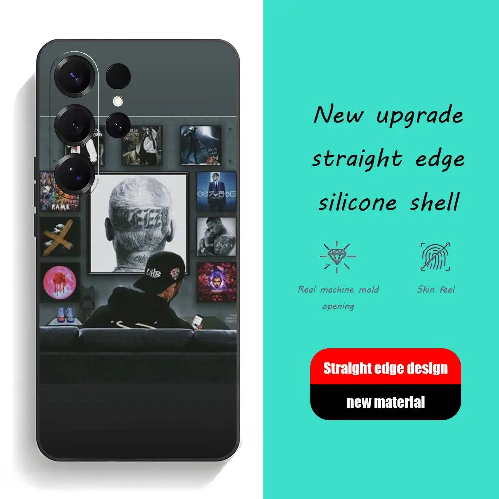 Star A-AchriS Brown Popular Phone Case For Samsung Galaxy S26 S25 S24 S23 S22 S21 Plus Ultra Fold A Soft Black