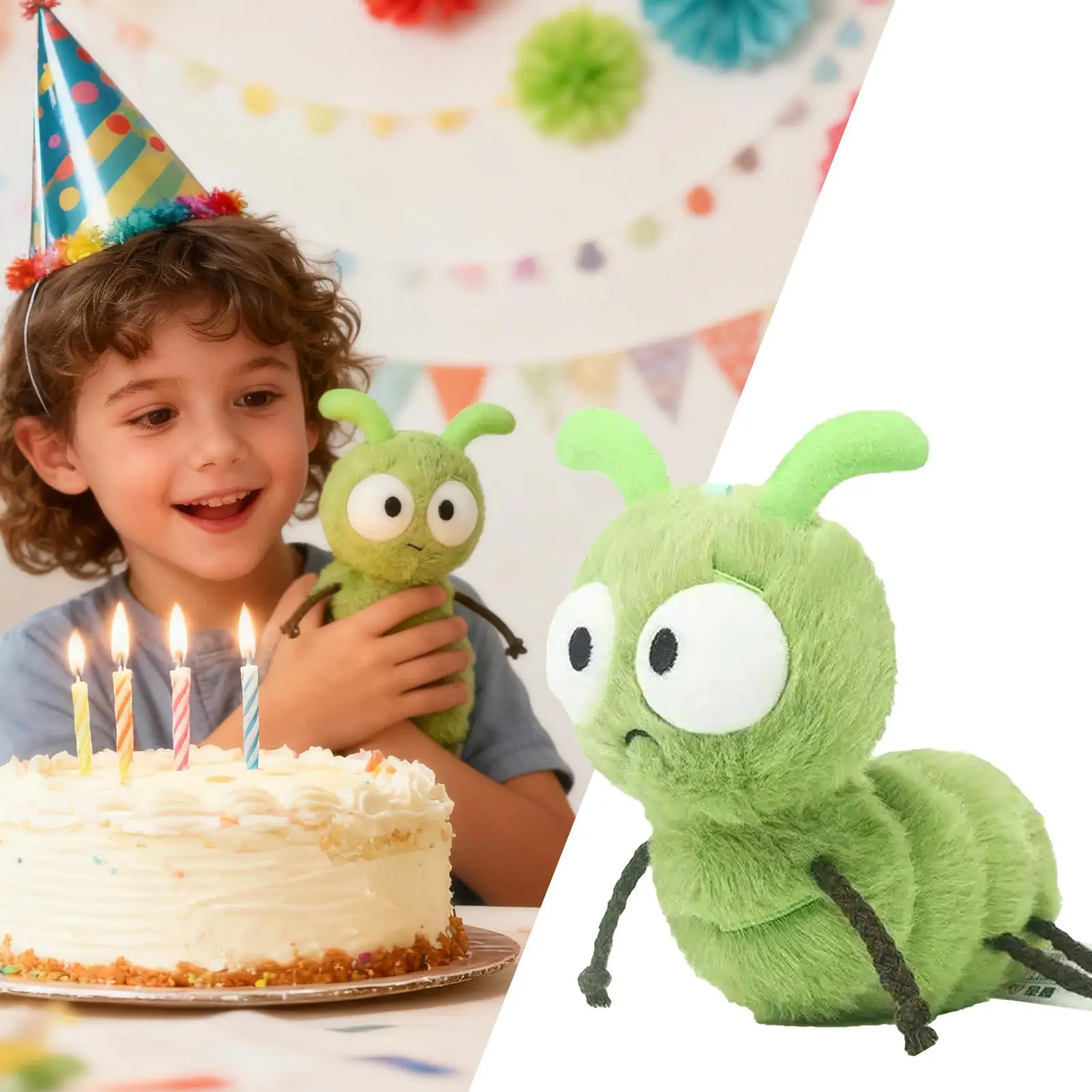 

Cartoon Cute Animal Plush Toy Children Soothing Companion Doll Ornaments Birthday Christmas Gifts Soft Sleeping Companion