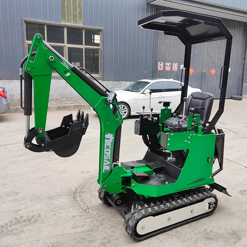 Customized 1 Ton Mini Excavator pelle Hydraulic Crawler Micro Digger Small Farm Excavator For Sale 2 Ton Prices