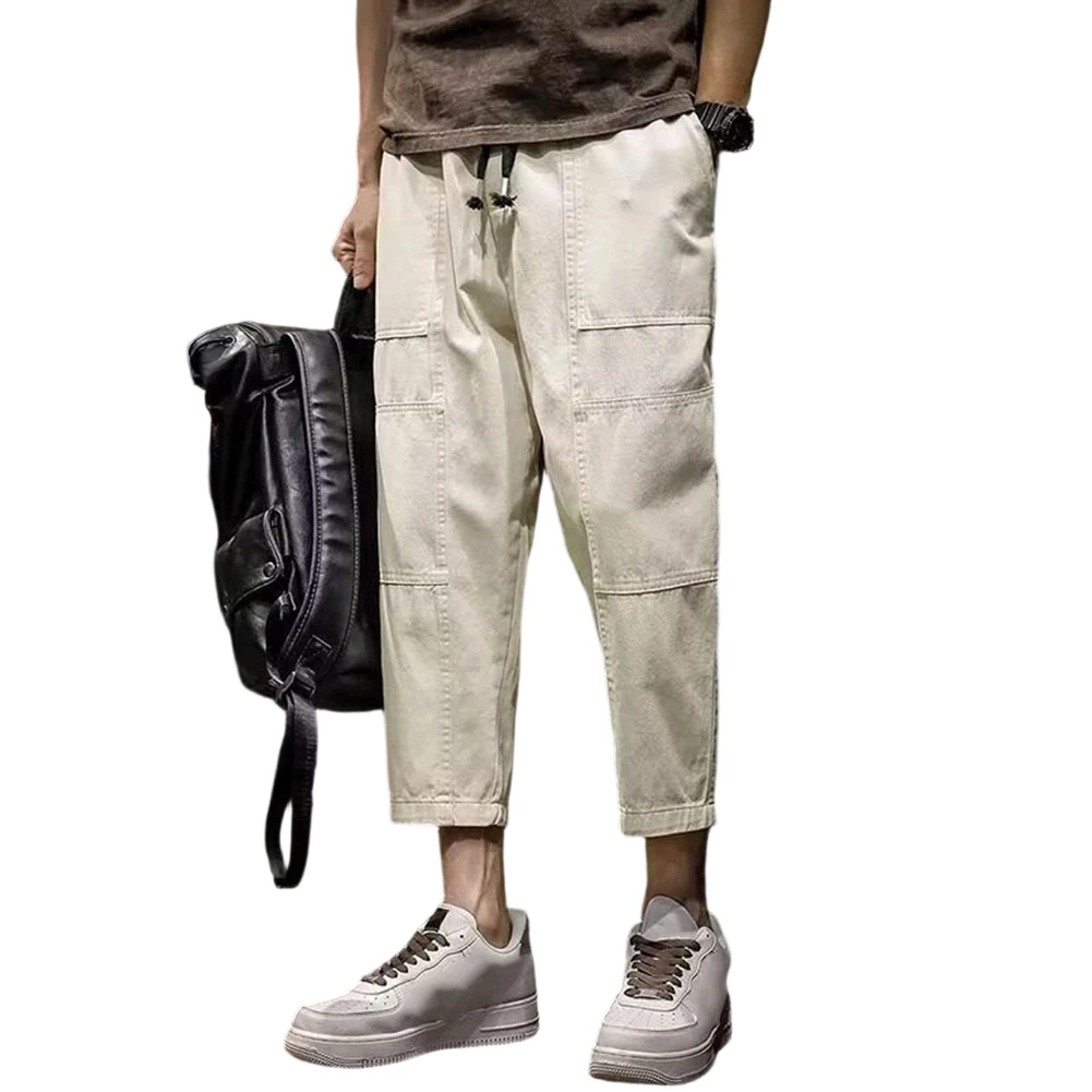 Ankle-length Daily Wear Men Harlan Pants Polyester Fabric Ankle Length For Daily Casual Wear For Men Daily Wear