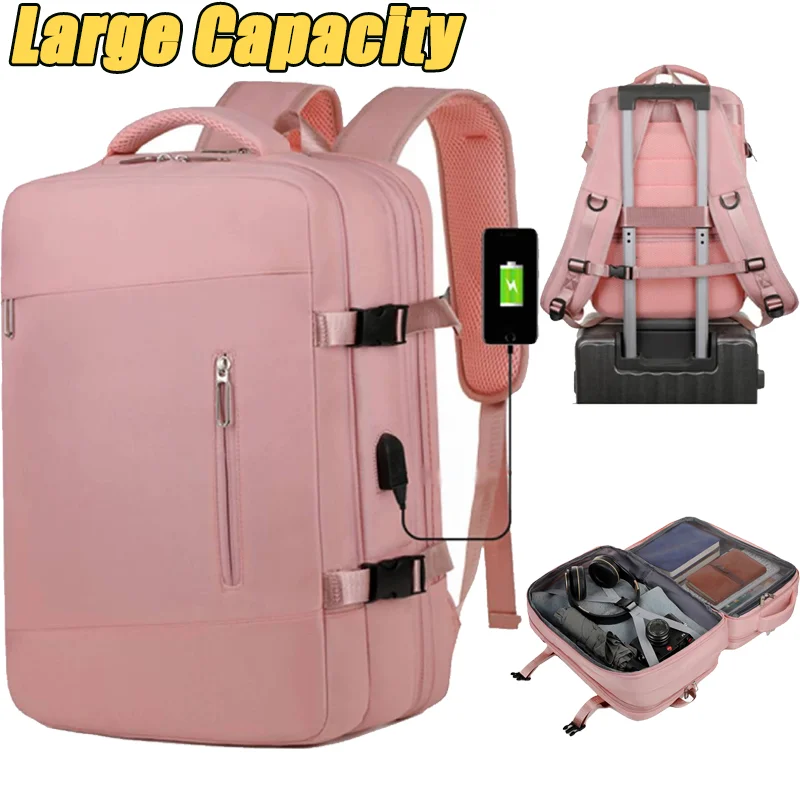 Laptop Bag Travel Backpack for Women Large Capacity Easyjet Carry-Ons Backpack Ryanair Cabin Backpack