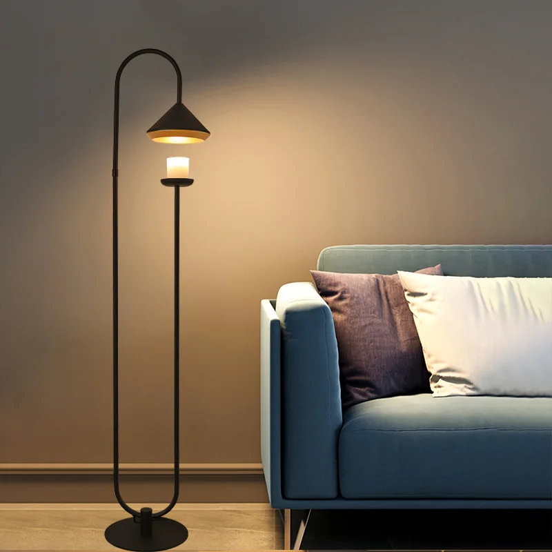 Simple and Luxurious Living Room and Bedroom Aromatherapy Diffuser Melted Wax Bedside Floor Lamp Candle Warmer