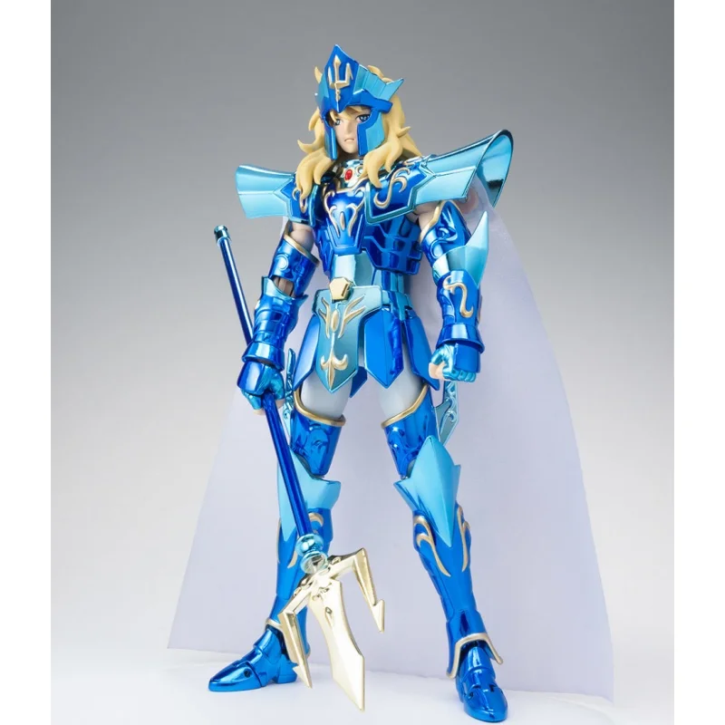 Bandai Original sacré tissu mythologie 15th anniversaire édition mer empereur Poseidon 15th anniversaire Ver Anime marionnette Figurines