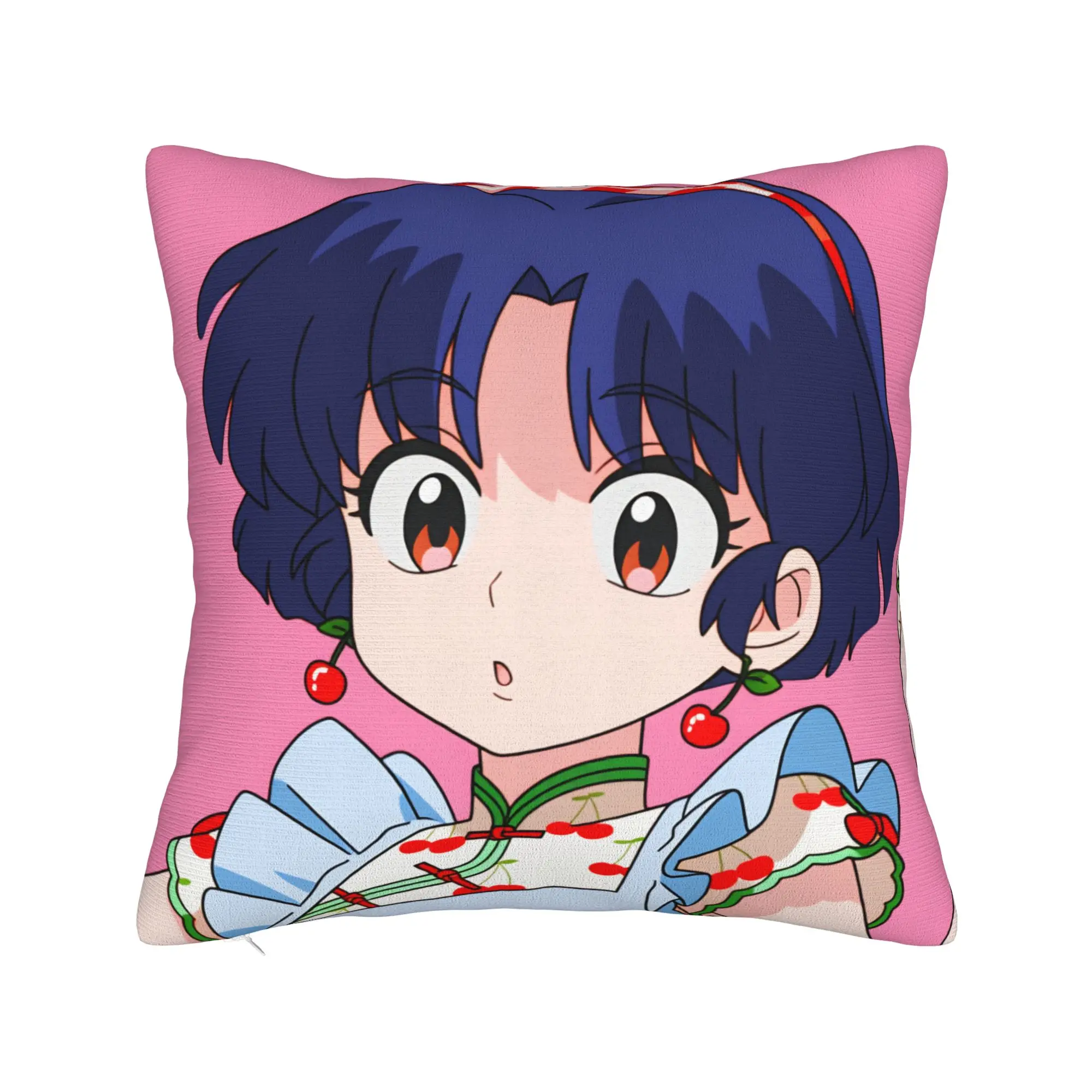 Anime Ranma 1/2  Pillow Cover  Kawaii Pillow Case For Sofa Bedroom Home Decor Comfy Pillowcases Birthday Present