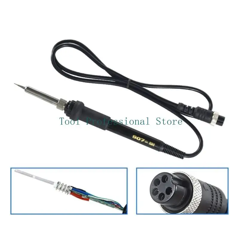 57QF 60W Soldering Iron Handle Replacement Hot Air Guns Handle for HAKHAKIO HAKD 936 Rework Solder Station Accessories