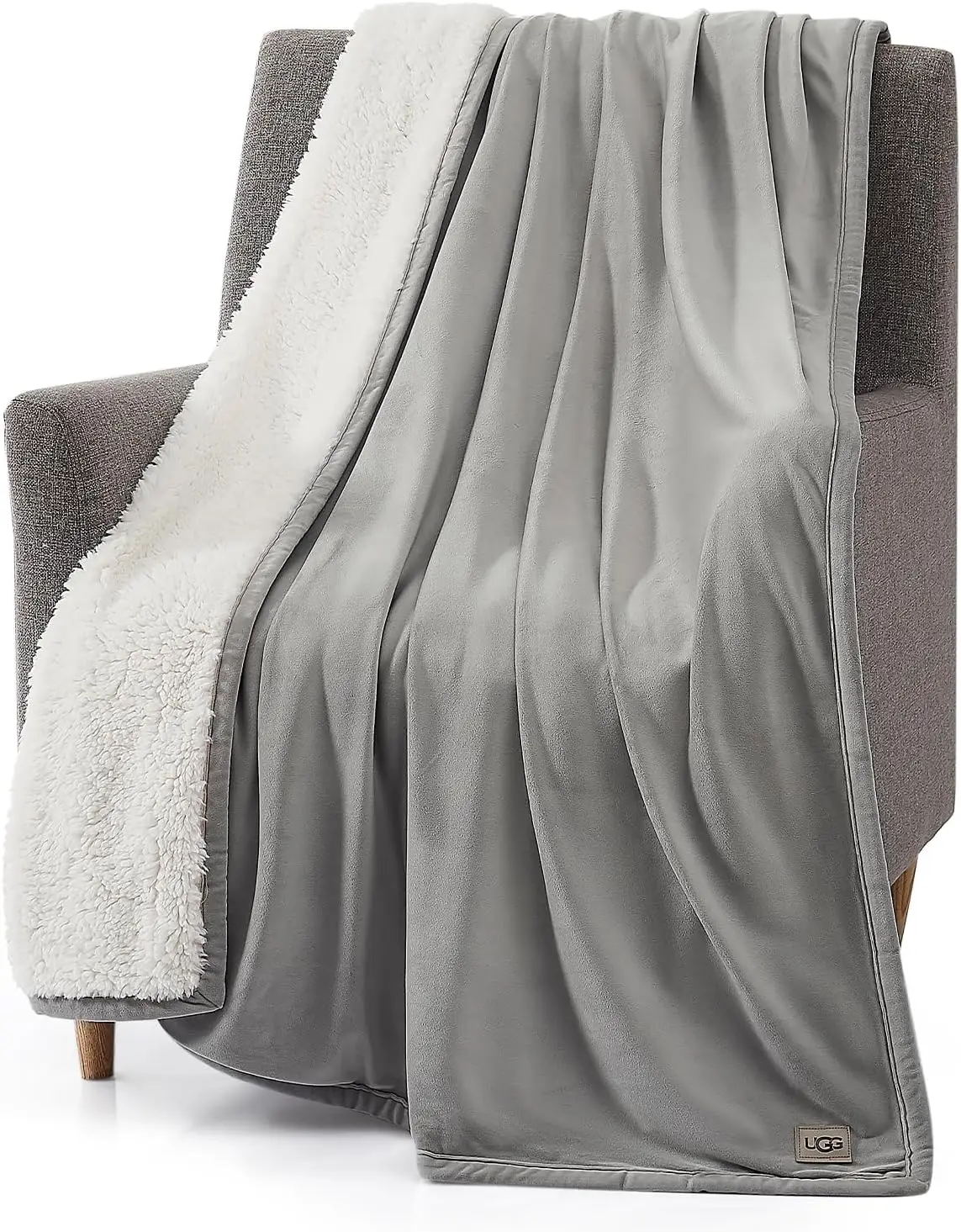 1465 Bliss Luxurious Oversized All Season Fluffy Throw Blanket Soft Plush Warm Breathable Fully Reversible  , 50 x 70-inch