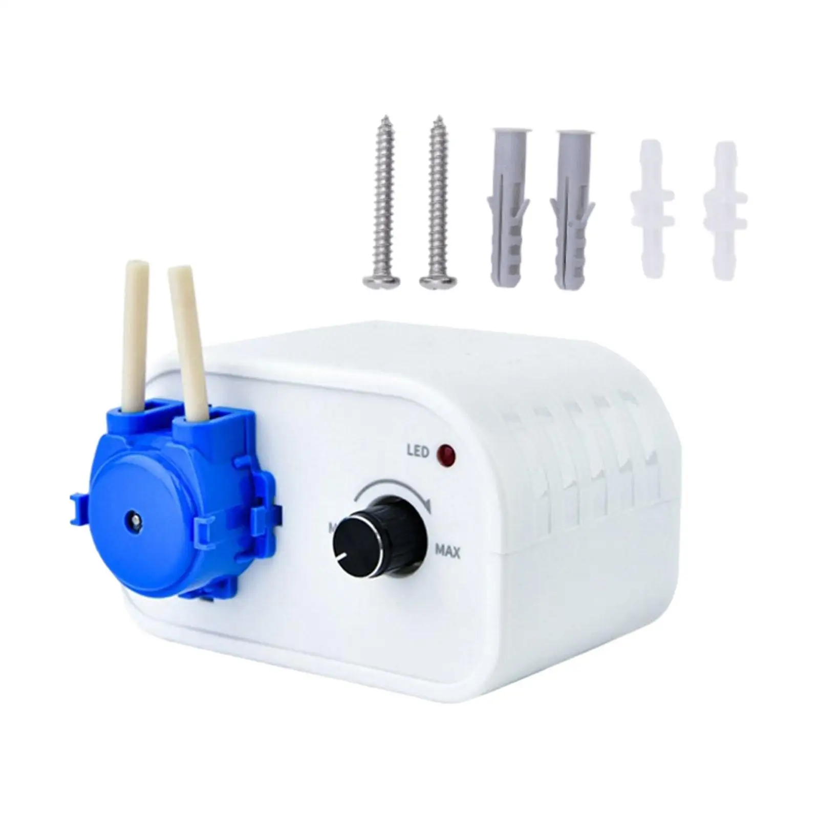 Practical Mini Peristaltic Pump High Performance Professional 19~65ml/Min for Industrial Lab Aquarium Nasal Feeding EU Plug