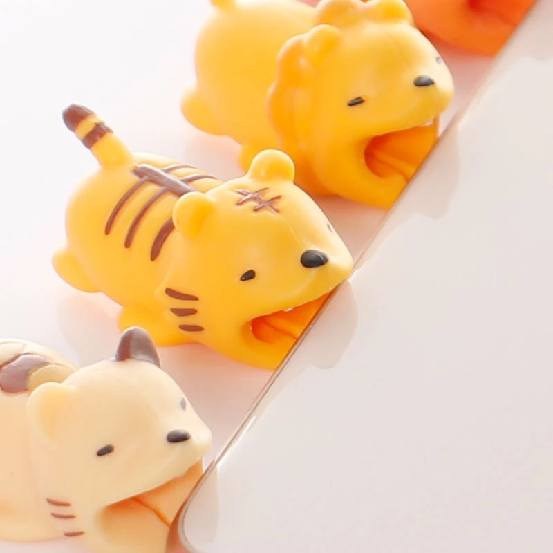 2023 New Cable Protector Cartoon Cute Animal For Phone Protege USB Cable Buddies Data Line Protectors Phone Cable Accessories