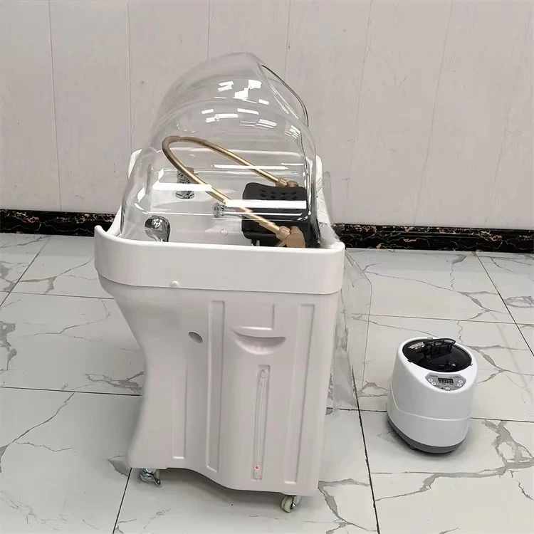 

New Ductless Luxury Shampoo Bed Fashion ABS Material Ductless Portable Durable Shampoo Basin
