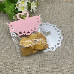 Heart Cards box pack bag topper handle Metal Cutting Dies Stencils For DIY Scrapbooking Decorative Embossing Handcraft Template