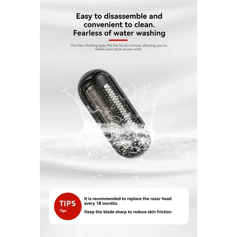 Testina di ricambio per rasoio elettrico universale per modelli Braun B20MB 5603 M1011Y M1011K