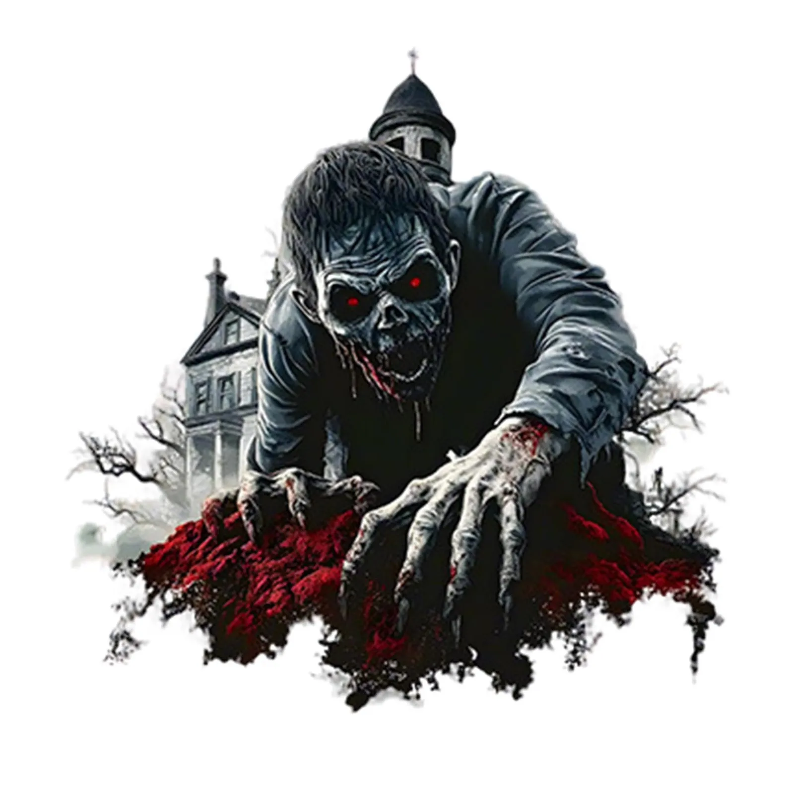 

Halloween Horror Ghosts Bedroom Living Room Home Decoration Wall Stickers Stickers Self-adhesive