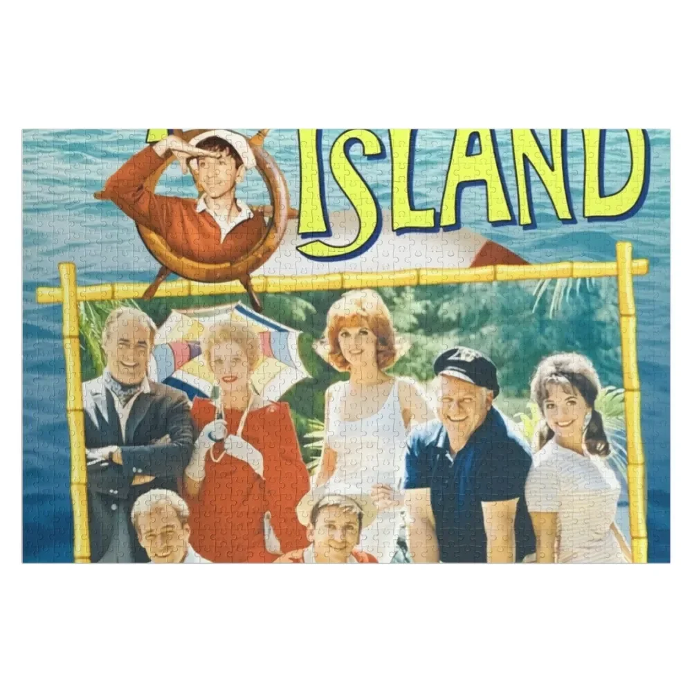 

Пазл GILLIGAN'S ISLAND на заказ, деревянное имя с персонализированной фотографией, детская игрушка, деревянная головоломка на заказ