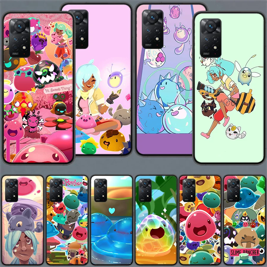 Funda de teléfono S-Slime R-Rancher para Redmi Note 13 14 15 Pro Plus 12 13C 12C 15C 9 10 10C 9T 9C 9A, funda transparente de TPU suave para celular