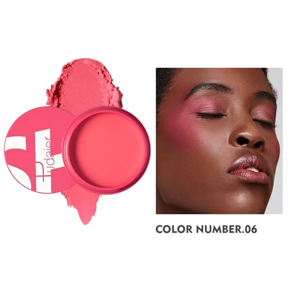 Multi-função creme blush para meninas, rosto blush, maquiagem de beleza, bochecha matiz, vermelho, cosméticos, moda olhos