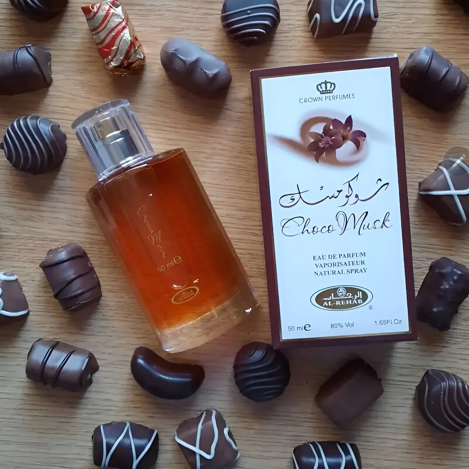 

Choco Musk Unisex Eau de Parfum - Long-Lasting Chocolate & Musk Fragrance Body Spray, Vegan Cologne for Women & Men, Everyday