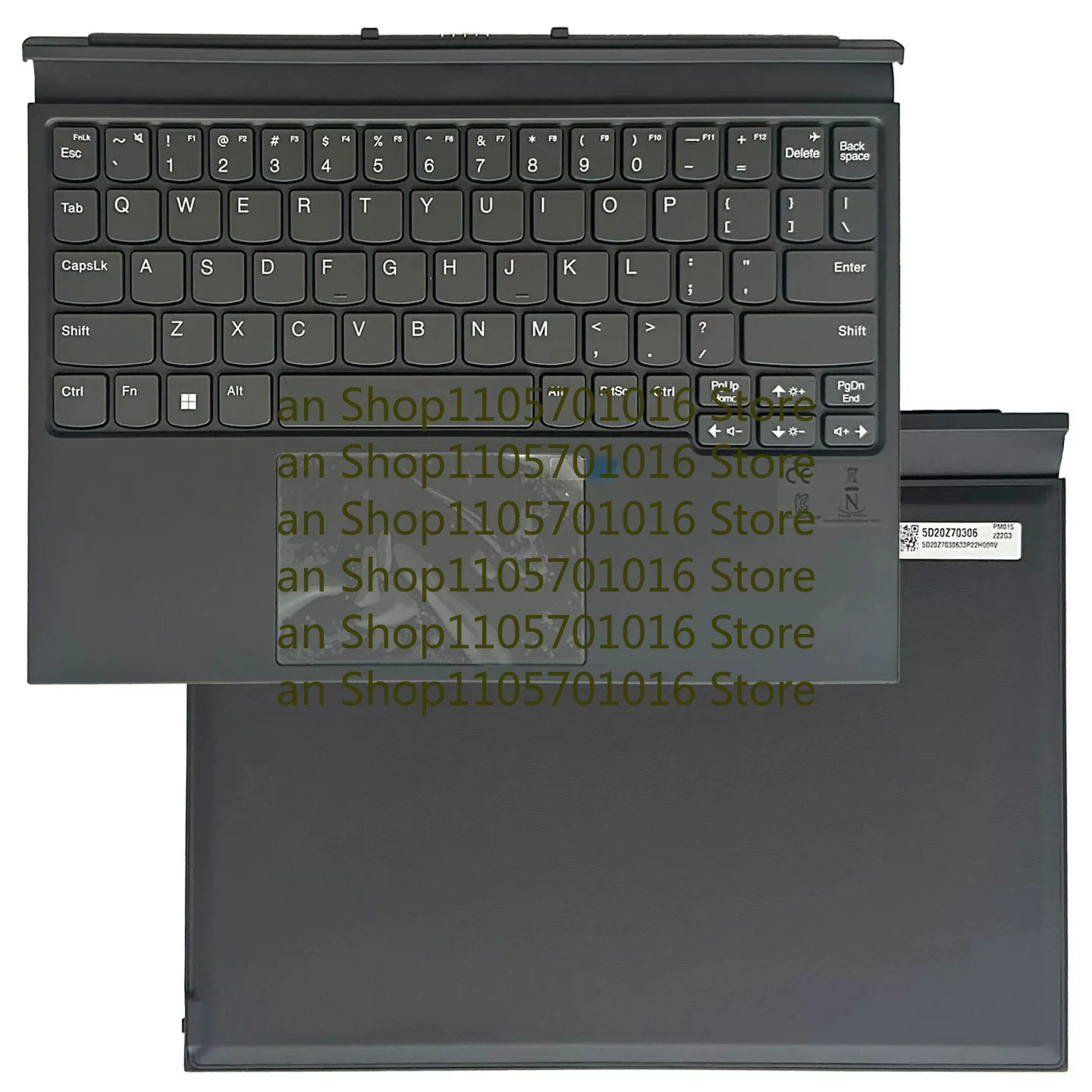 B=For 5D20Z70306  for lenovo IdeaPad Duet 3 10IGL5 Keyboard External,Docking