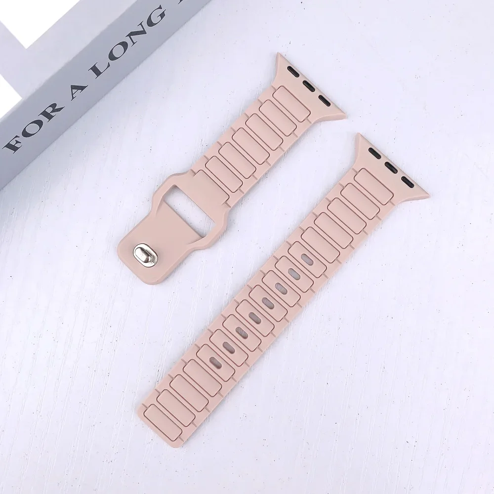 Ремешок спортивный для Apple Watch Band Ultra 2, силиконовый браслет для iWatch Series 9 8 7 6 4 SE, 49 мм 45 мм 44 мм 42 мм 41 мм 40 мм