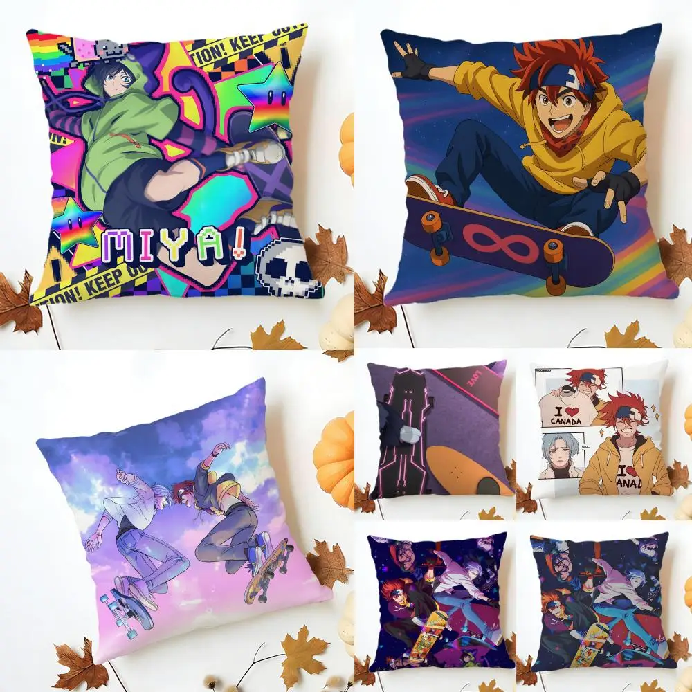 SK8 the Infinity Cushion Cover Washable Linen Pillowcase Soft  for Sofa Bed Cozy Home Room Decor
