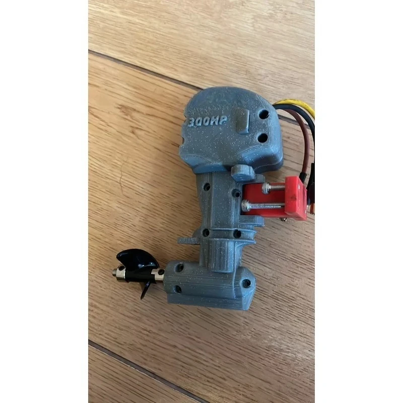 3D Printed Outboard Motor for 40-60cm RC Boat Includes Housing 2212 Brushless Motor, Upgrade Part for Fishing/Yacht Patrol Boat