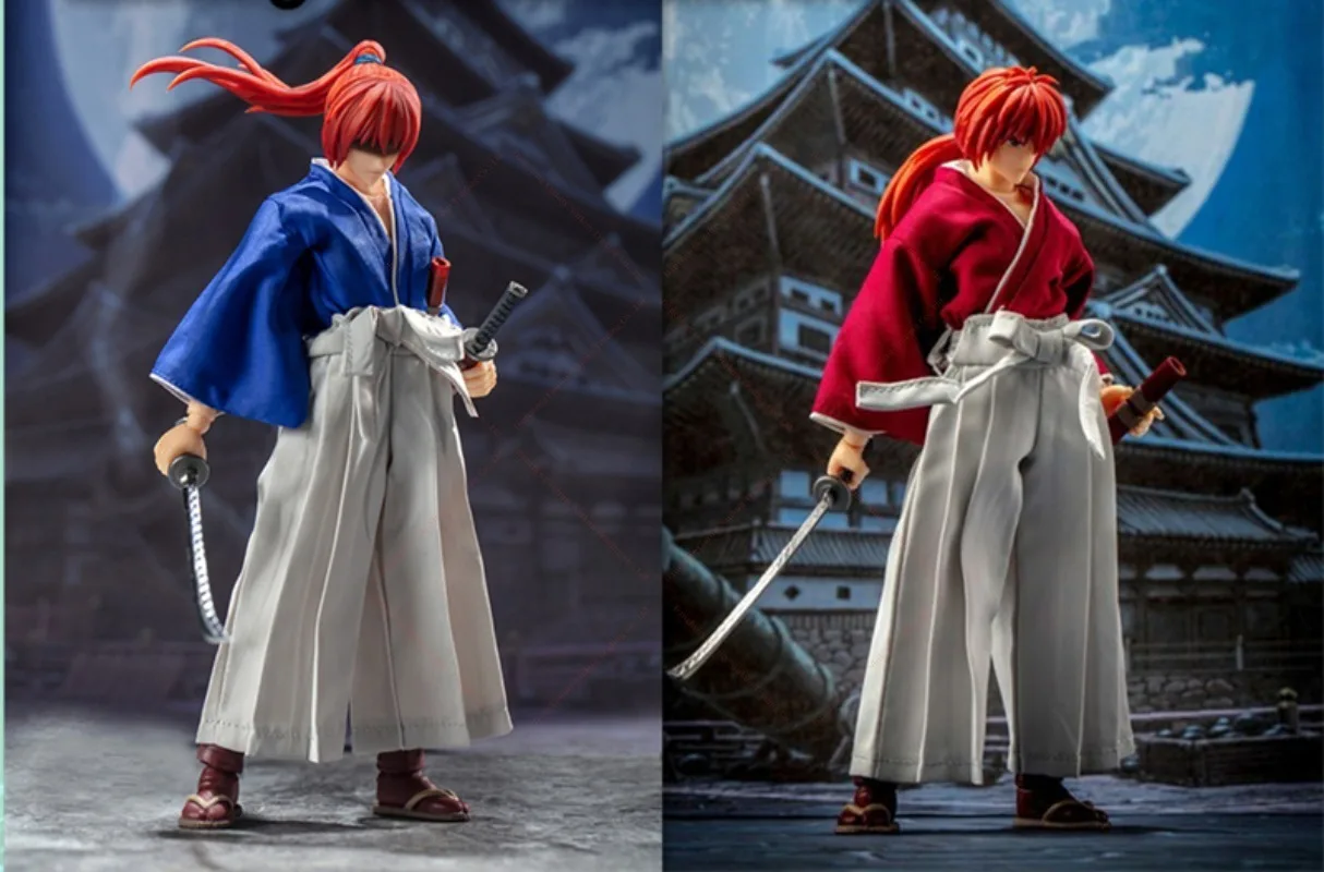 In-Stock Dasin Model Great Toys Rurouni Kenshin Himura Kenshin 1/12 SHF Action Figure GT Greattoys