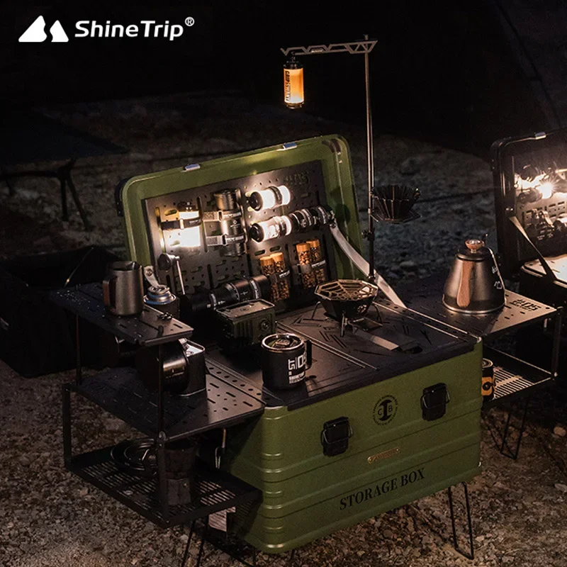 ShineTrip-estuche de aluminio IGT para acampada, accesorios combinados modulares ligeros para café, serie 05