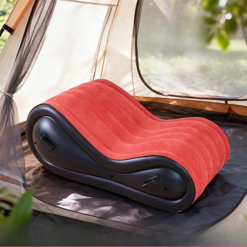 Household Lazy Sofa Outdoor Inflatable S Sofa Camping Portable Beach Chair Automatic Inflatable Bed Vacation Supplies